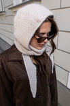 FILATI Studio SCIARPA CON CAPPUCCIO Cool Wool & Silkhair