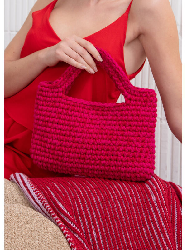 FILATI Studio BORSA ALL'UNCINETTO Merino Cardato