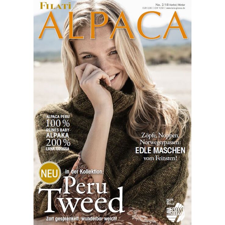 ALPACA No. 2 - Magazine (DE) + Knitting instructions (EN) di Lana Grossa
