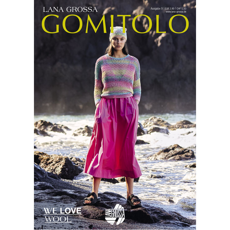 GOMITOLO No. 9 - Rivista tedesca + istruzioni in francese di Lana Grossa