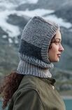 Lana Grossa BALAKLAVA BERRETTO CON SCIALLE Gomitolo Fumo
