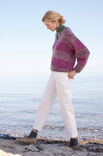 Lana Grossa MAGLIONE CON SCOLLO A V Cool Wool Vintage & Silkhair