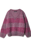 Lana Grossa MAGLIONE CON SCOLLO A V Cool Wool Vintage & Silkhair