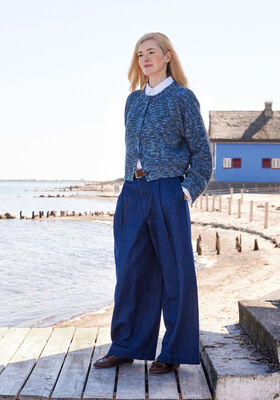 GIACCA A MEZZA COSTA INGLESE Cool Wool Print di Lana Grossa