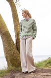 Lana Grossa MAGLIONE A RIGHE Merino Superiore & Silkhair