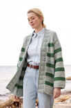 Lana Grossa GIACCA A RIGHE TOP DOWN Vintage Superchunky