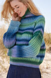 Lana Grossa MAGLIONE TOP DOWN Cool Wool Big Color