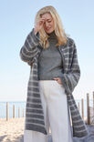 Lana Grossa GIACCA A RIGHE TOP DOWN Merino Superiore & Silkhair