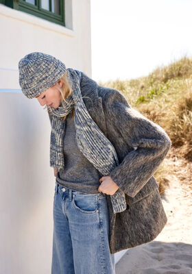 SCIALLE Cool Wool Print di Lana Grossa
