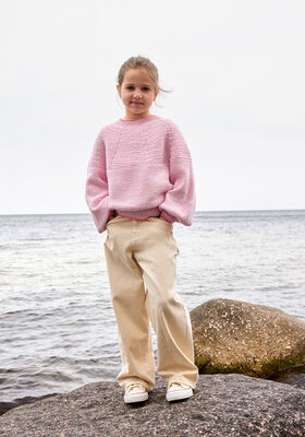 MAGLIONE TOP DOWN BAMBINI Cool Wool Big di Lana Grossa