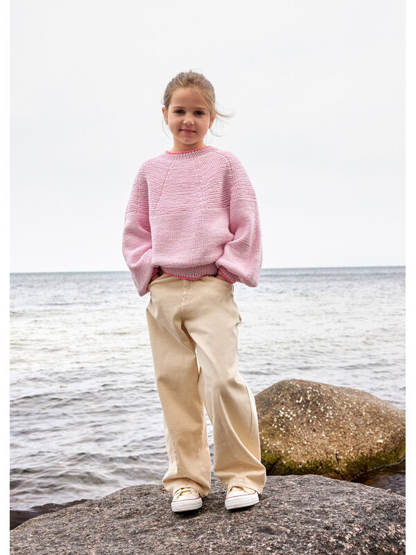 Lana Grossa MAGLIONE TOP DOWN BAMBINI Cool Wool Big