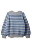 Lana Grossa MAGLIONE A RIGHE TOP DOWN Cool Wool Big Mélange