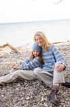 Lana Grossa MAGLIONE A RIGHE TOP DOWN PER BAMBINI Cool Wool Big Mélange