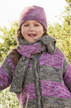 Lana Grossa SCIALLE A RIGHE PER BAMBINI Vintage Chunky