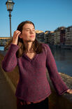 Lana Grossa MAGLIONE CON SCOLLO A V Winter Softness & Silkhair