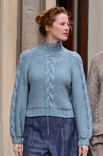 Lana Grossa PULL CON TRECCE E MANICHE RAGLAN Alta Moda Alpaca