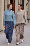 Lana Grossa PULL CON TRECCE E MANICHE RAGLAN Alta Moda Alpaca