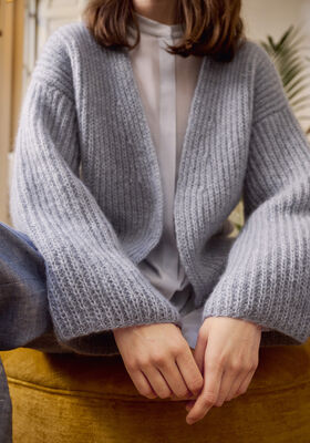 CARDIGAN Superkid Seta di Lana Grossa