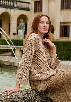 MAGLIONE A PUNTO TRAFORATO Summer Softness & Glamour di Lana Grossa