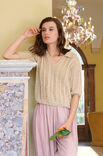 Lana Grossa MAGLIETTA A POLO Setasuri Pearls