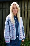 Lana Grossa CARDIGAN CON JACQUARD Ecopuno & Silkhair