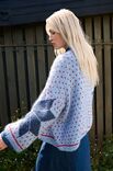 Lana Grossa CARDIGAN CON JACQUARD Ecopuno & Silkhair
