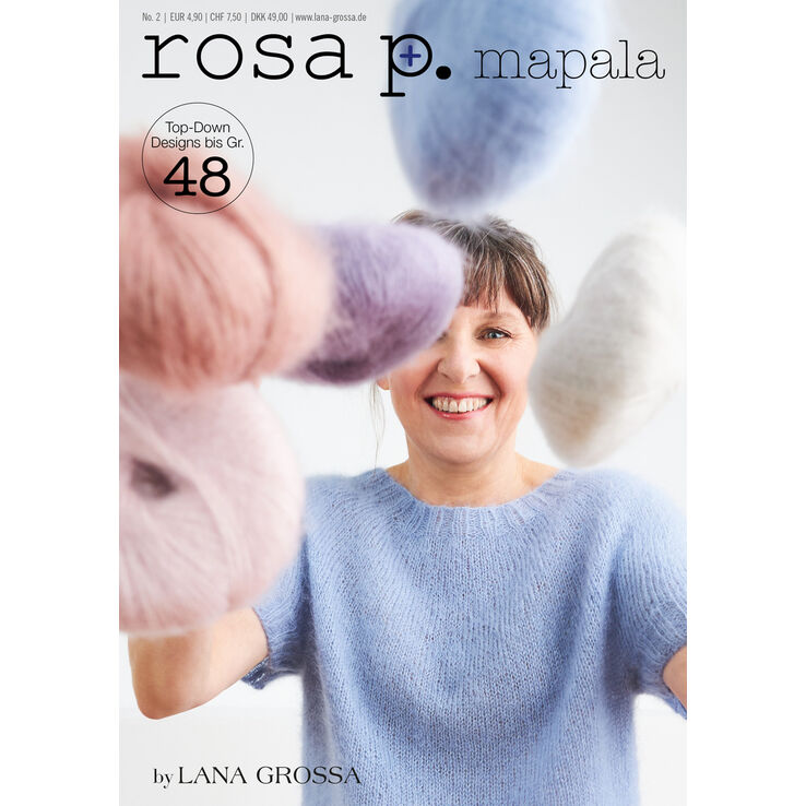 ROSA P. Mapala - Rivista + istruzioni in tedesco di Lana Grossa