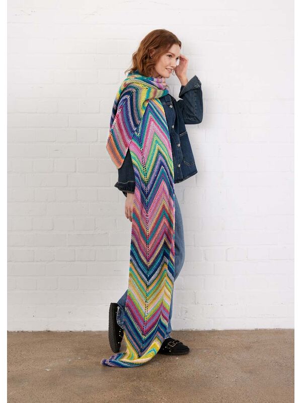 Lana Grossa SCIALLE A ZIG ZAG Farfalla