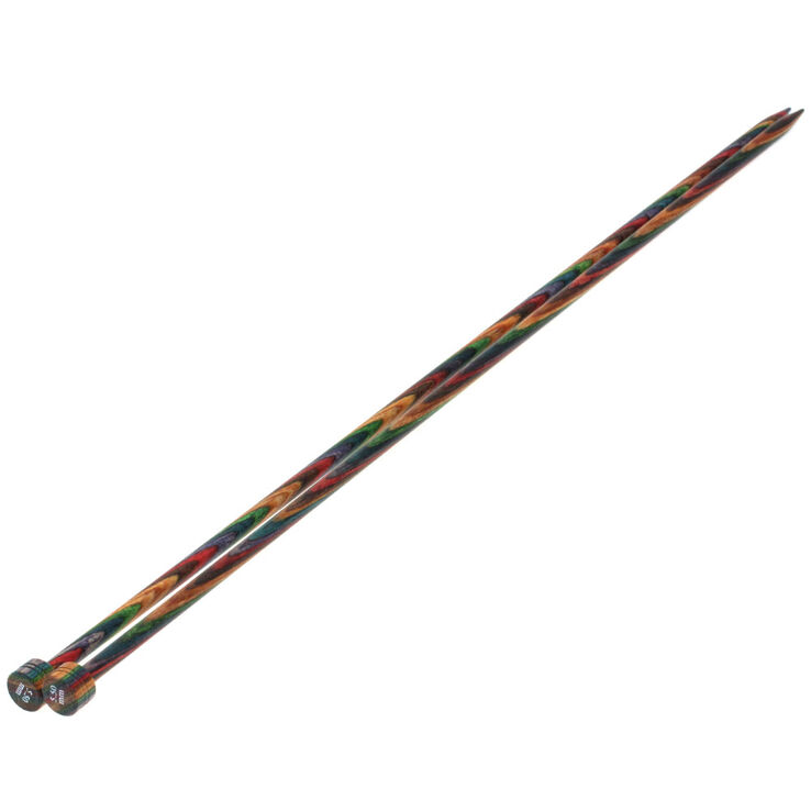 Lana Grossa Aghi da maglia design-legno Color mis, 5,5/35cm