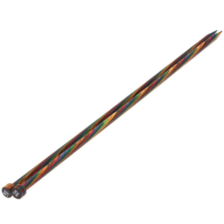 Lana Grossa Aghi da maglia design-legno Color mis, 7,0/35cm