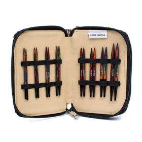 Lana Grossa  Assortimento d’aghi (corti) Design legno