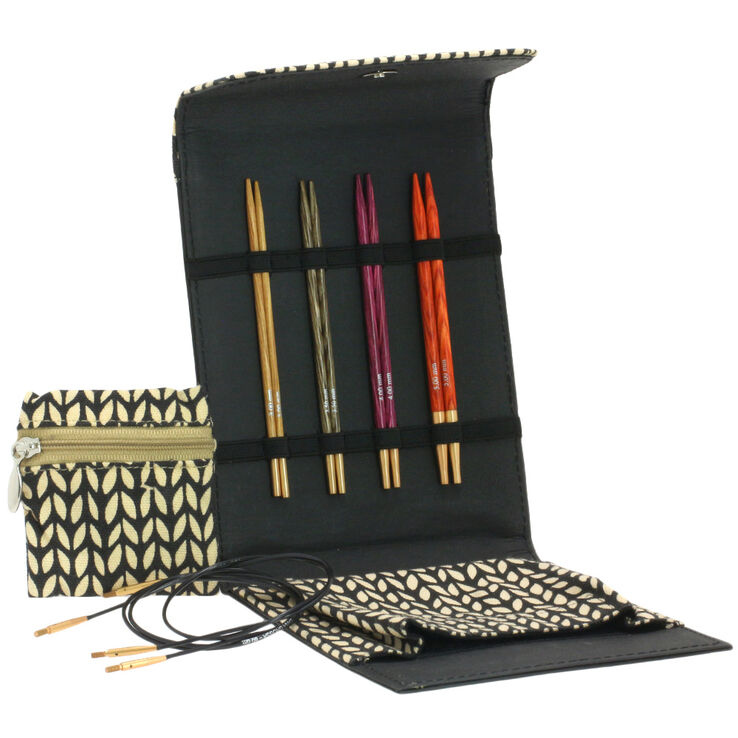 Lana Grossa Assortimento d’aghi design-legno Signal piccolo (nero)