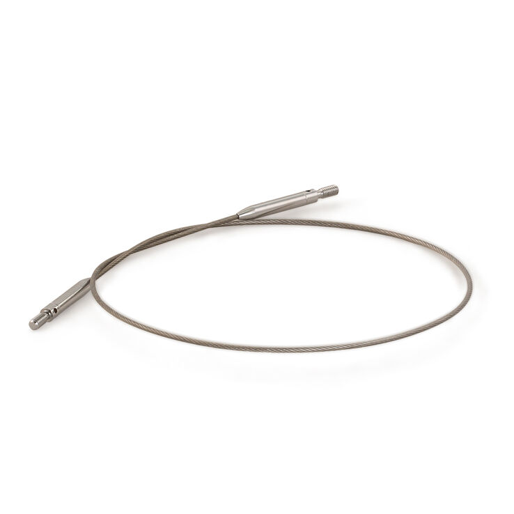 Lana Grossa Cavo d'ago fine acciaio inox Vario 50 cm girevole