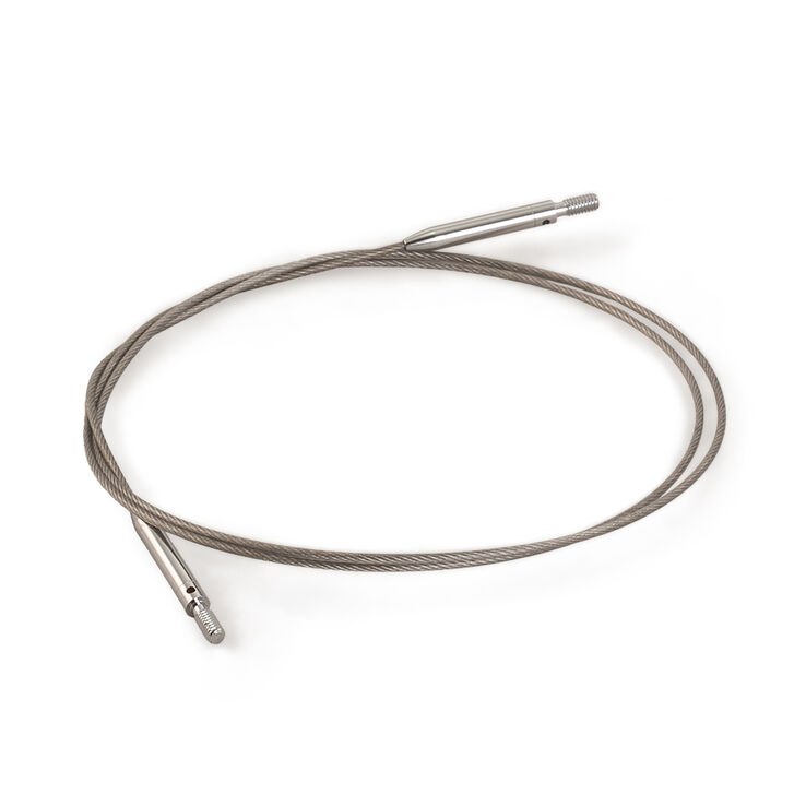 Lana Grossa Cavo d'ago fine acciaio inox Vario 80 cm girevole
