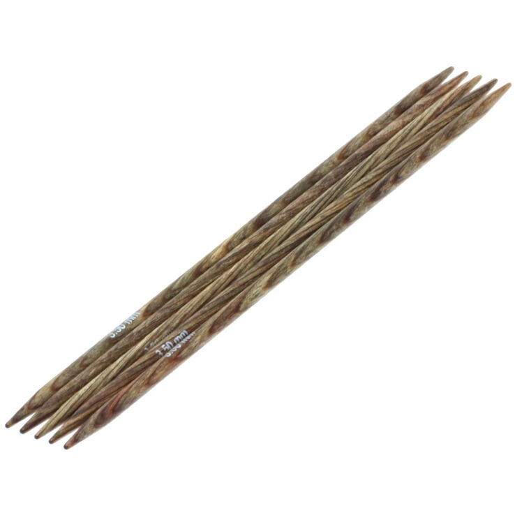 Lana Grossa Aghi da calza design-legno Signal mis, 3,5/15cm