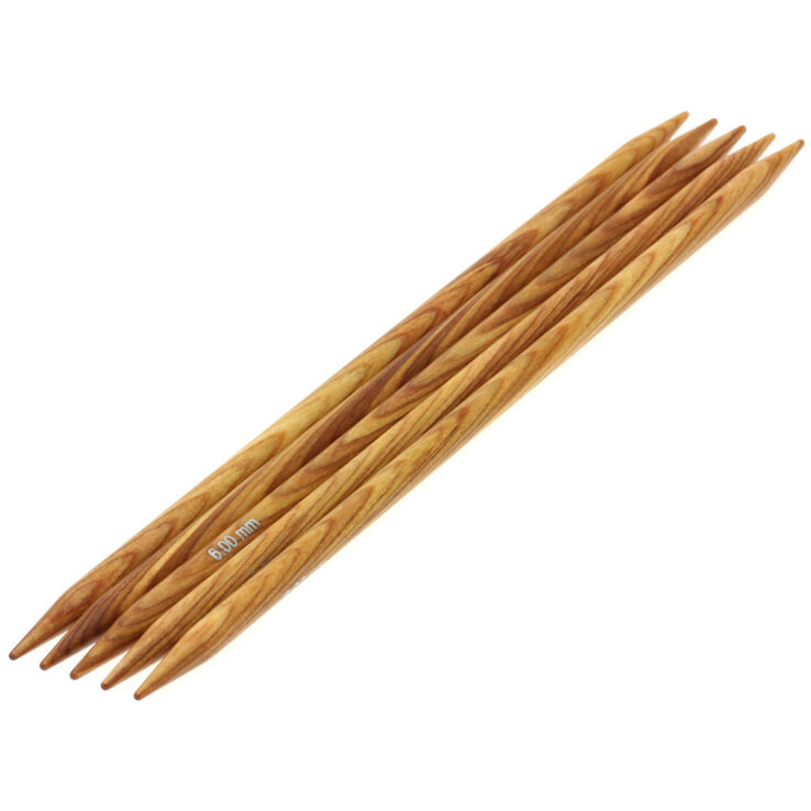 Lana Grossa Aghi da calza design-legno Signal mis, 6,0/20cm