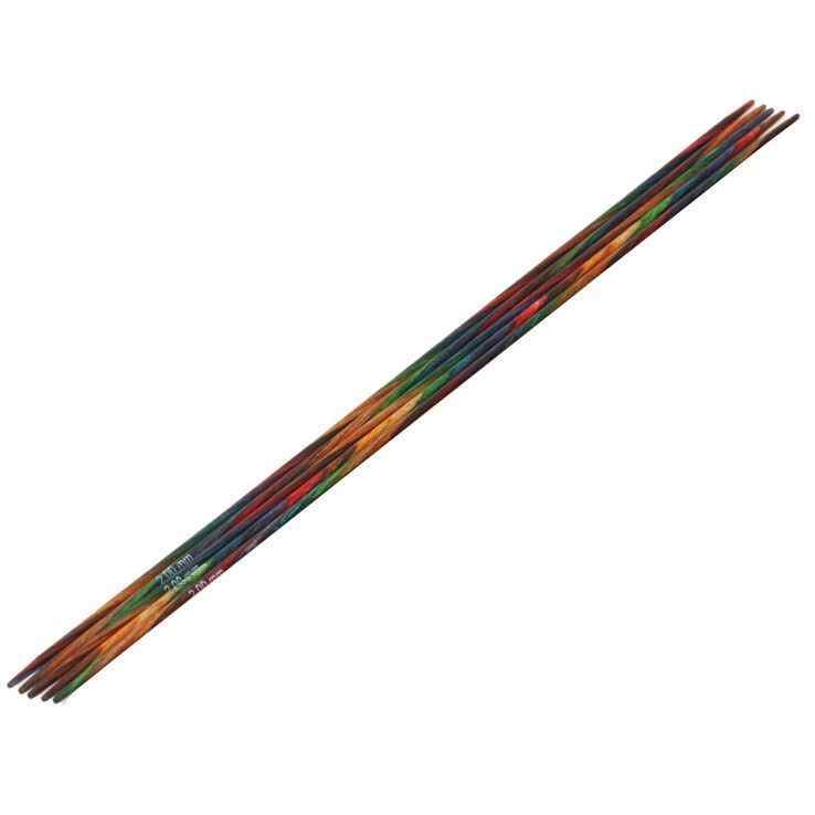 Lana Grossa Aghi da calza design-legno Multicolor mis, 2,0/20cm