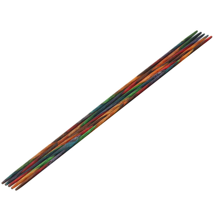 Lana Grossa Aghi da calza design-legno Multicolor mis, 2,25/15cm