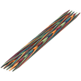 Lana Grossa Aghi da calza design-legno Multicolor mis, 3,5/15cm