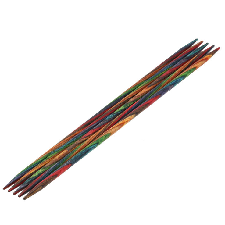 Lana Grossa Aghi da calza design-legno Multicolor mis, 2,75/15cm