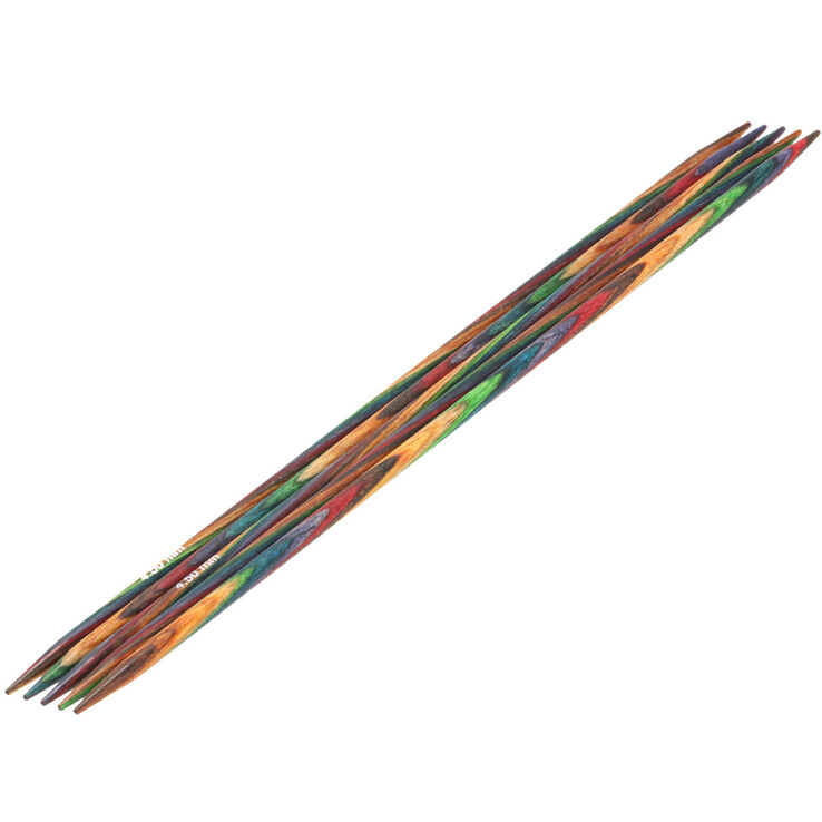 Lana Grossa Aghi da calza design-legno Color mis, 4,5/20cm