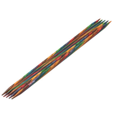 Lana Grossa Aghi da calza design-legno Multicolor mis, 5,5/20cm