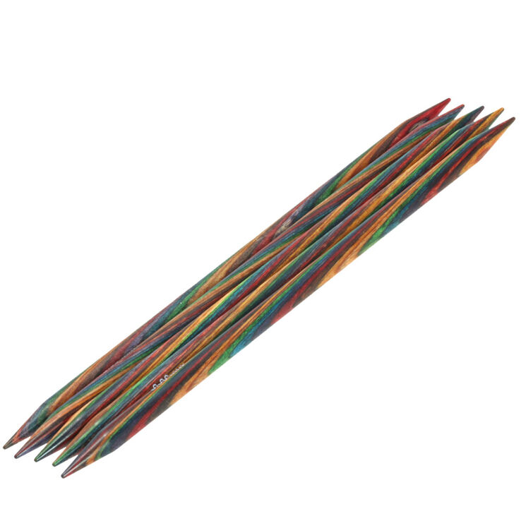 Lana Grossa Aghi da calza design-legno Multicolor mis, 8,0/20cm