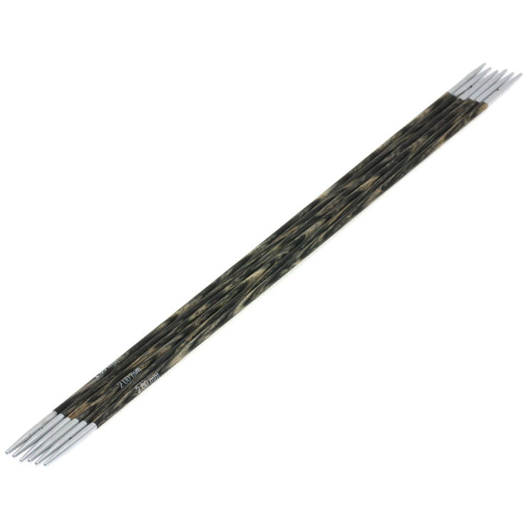 Lana Grossa Aghi da calza design-legno lala Berlin mis, 2,0/20cm