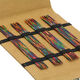 Lana Grossa Assortimento d’aghi da calza design-legno Multicolor (marrone)