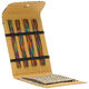 Lana Grossa Assortimento d’aghi da calza design-legno Multicolor (marrone)