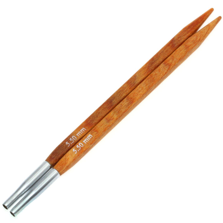 Lana Grossa Aghi intercambiabili Vario design-legno Quattro mis, 5,5