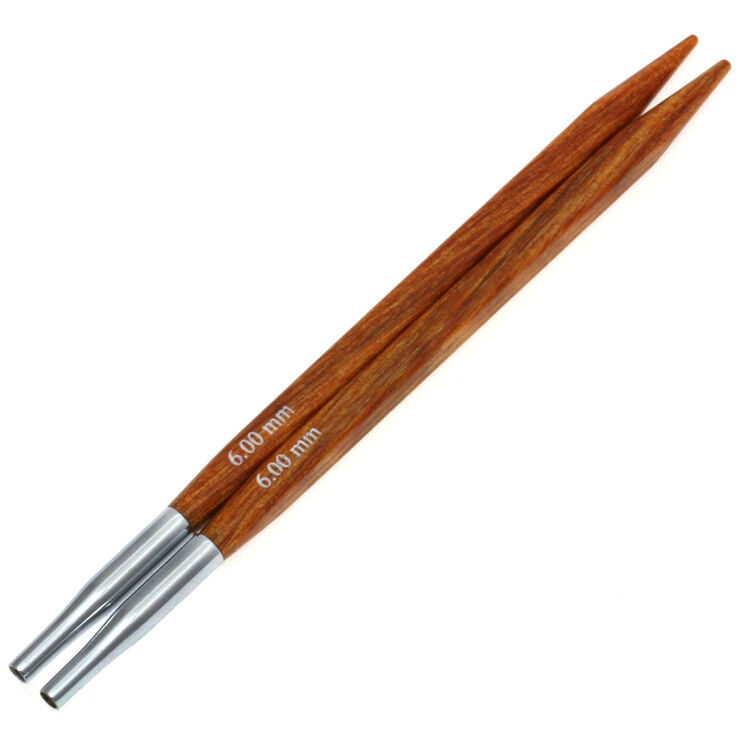 Lana Grossa Aghi intercambiabili Vario design-legno Quattro mis, 6,0