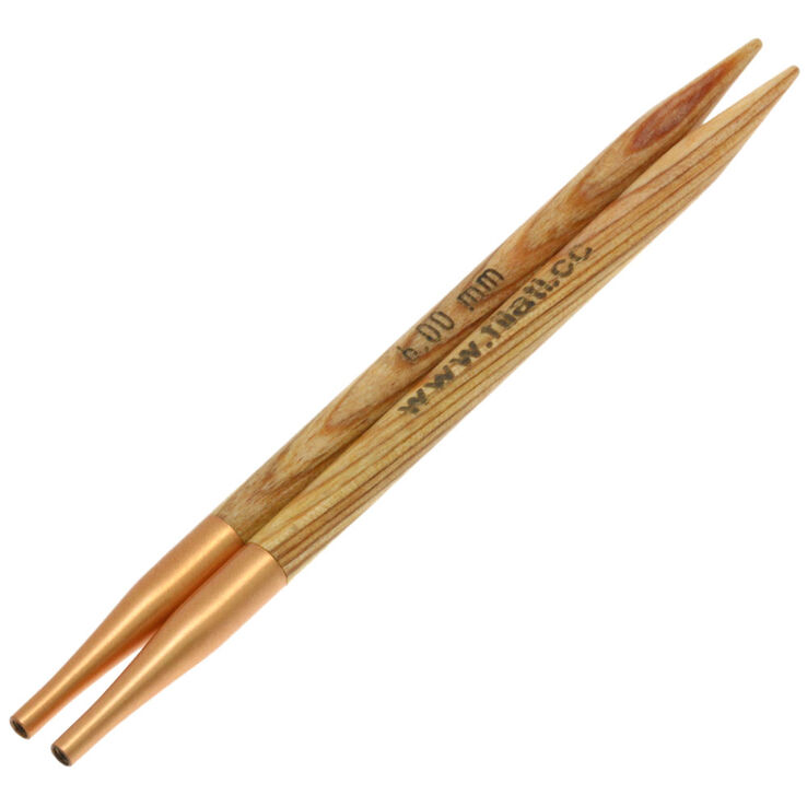 Lana Grossa Aghi intercambiabili Vario design-legno Signal mis, 6,0
