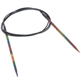 Lana Grossa Ago circolare da maglia design-legno Multicolor mis, 3,25/100cm